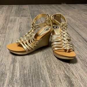 Gianni Bini Gold Wedges